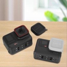 Lens Protective Cover Silicone Lens Cover Black / Gray For Insta360 Ace/Ace Pro