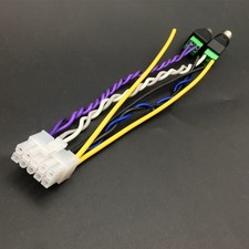 10pin Power Harness Plug RCA Compatible with Pioneer TS-WX1210A White