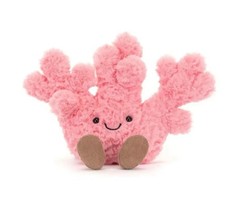 Jellycat Amuseables Coral Plush Doll Tags+Dust Bag NEW 14CM UK Hot Sale