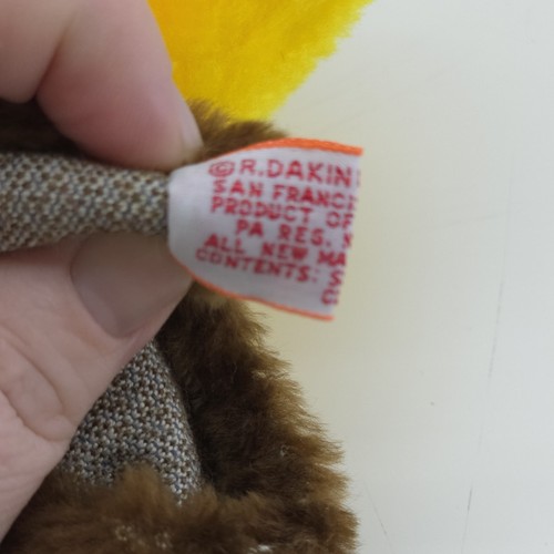 Vintage Dakin Biene Handpuppe 9 in Plüsch 80er Stofftier As Seen in Gremlins - Bild 6 von 8