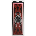 Lego  Brick 1 x 2 x 5 with Black Scorpion inv.567