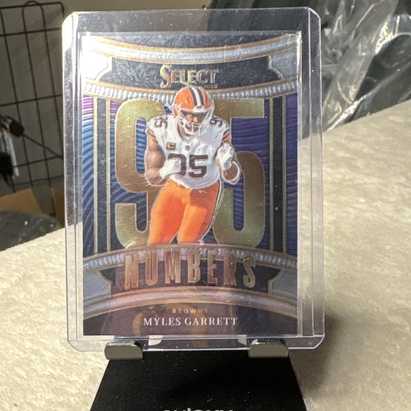 Panini 2025 Select Myles Garrett Cleveland Browns Numbers Insert #4