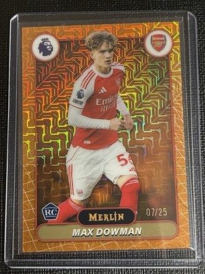 2026 Topps Merlin Premier League - Max Dowman Orange Mojo Refractor RC /25
