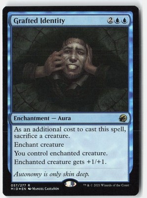 Grafted Identity Foil R Innistrad: Midnight Hunt 57 NM