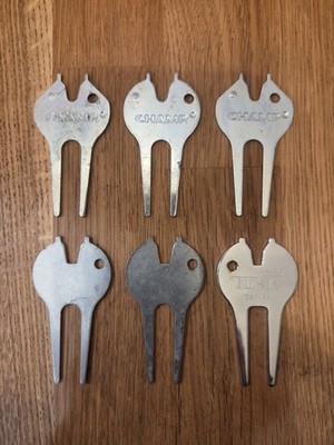 Vintage Golf Divot Tool / Spike Wrench - Champ, TK Advertising Items (6)