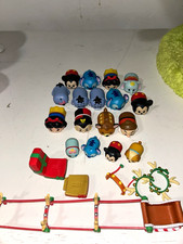 Disney Tsum Tsum Mini Figures Lot w/ Holiday Accessories