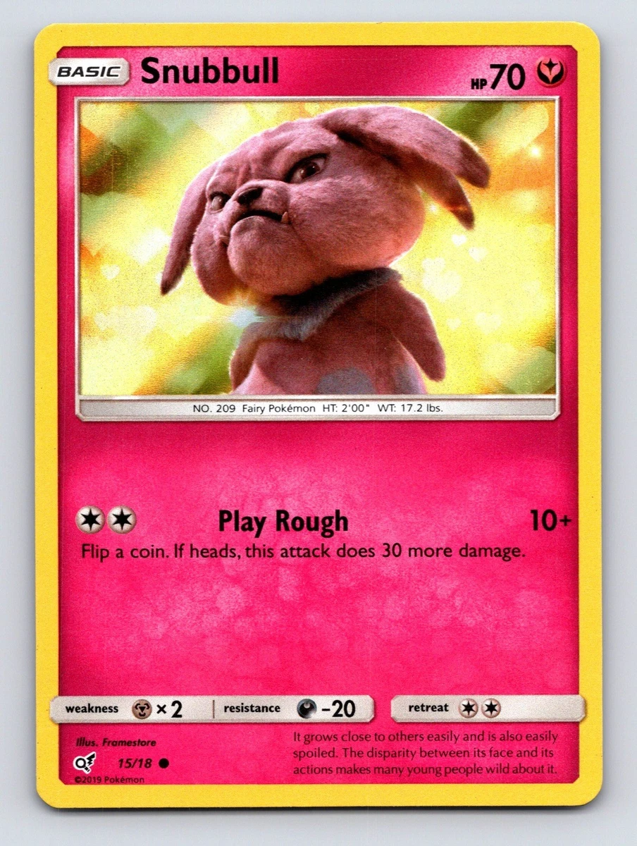 Snubbull 15/18 Detective Pikachu for sale | eBay