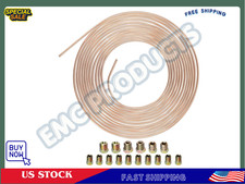 25ft Copper Nickel Brake Line Tubing Kit 316 Od With Fittings 25ft Copper Nickel Brake Line Tubing Kit 316 Od With Fittings