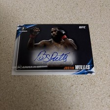 2019 UFC Knockout Justin Willis 1st Auto Rookie 145/199