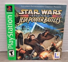 PLAYSTATION 1 STAR WARS EPISODE 1 JEDI POWER BATTLES MANUAL ONLY