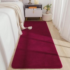 Image of B BENRON Soft Runner Rug Red 2x6 - Non-Slip Hallway Kitchen Bedroom Washable