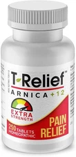 T-Relief Extra Strength Arnica +12 Natural Homeopathic Actives for Joint Musc...