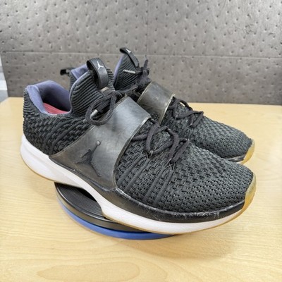 Air Jordan Trainer 2 Flyknit Black Ice 2017 Mens Size 12.5 921210-010