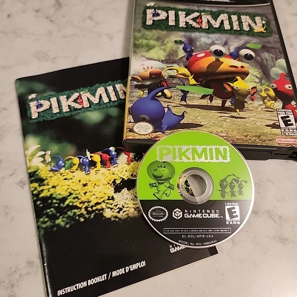 Pikmin (Nintendo GameCube, 2001) Complete CIB W/ Inserts - Image 2 of 4