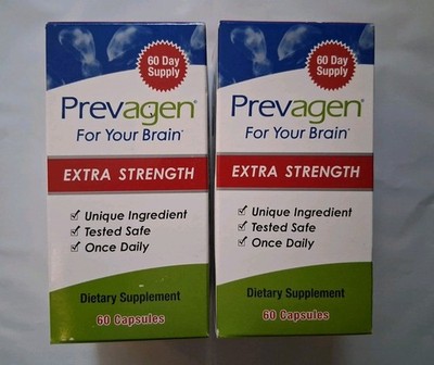 Lot Of 2 Prevagen Extra Strength 20 mg 60ct FREE SHIPPING USA Authentic!