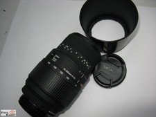 Obiettivo Tele Zoom Sigma 70-300 Mm DG 1:4-5,6 Macro 1:2 Per Pentax Digitale