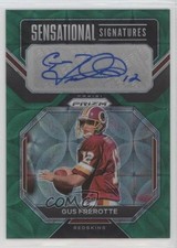 2022 Panini Prizm Sensational Signatures Green Scope 67/75 Gus Frerotte Auto 9v7