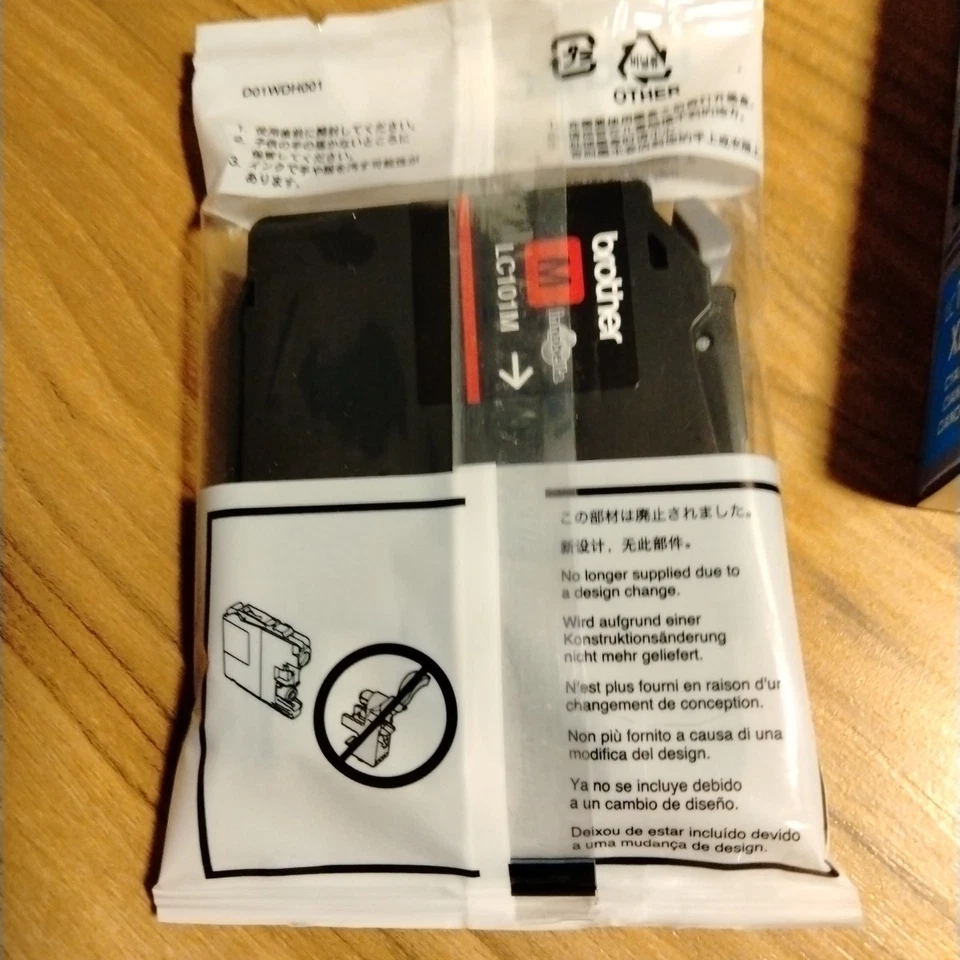 Tinta para impresora Brother LC101BK LC101CL LC103C XL LC101M Foto 4 de 4