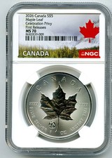 2026 $5 CANADA 1OZ SILVER NGC MS70 CELEBRATION PRIVY PREMIUM MAPLE LEAF - FR