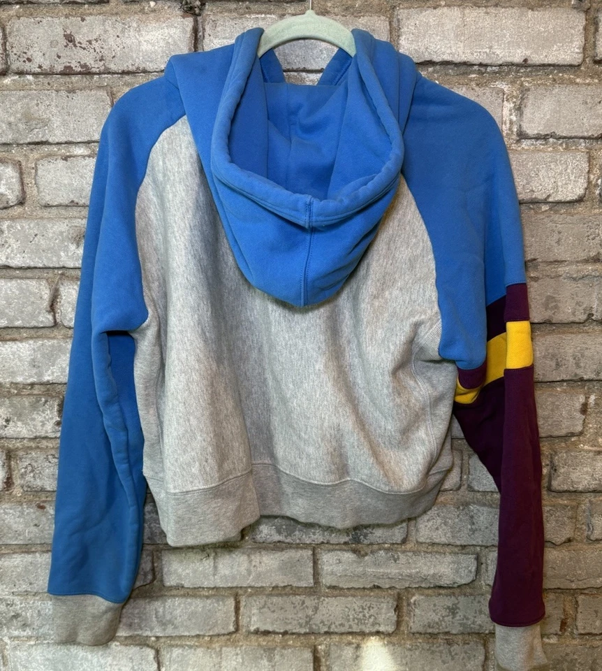 Champion Reverse Weave 超大色块作物连帽衫女式 L 码阅读 — 第 2/4 张图片