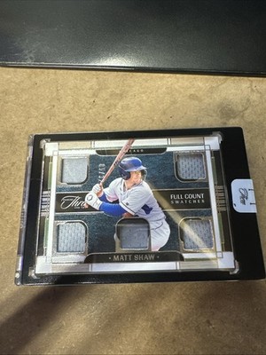 2024 Panini Three and Two - Prospect Swatches Matt Shaw Full Count /32 Sealed