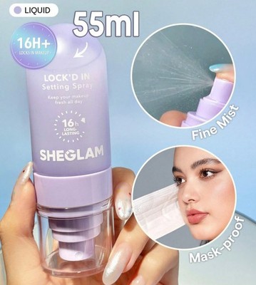 SHEGLAM LOCK'D IN  Mattifying Oil-Control Smoothing Setting Spray