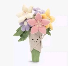 Soft Plush Flower Bouquet Stuffed Doll Toy Cute Gift for Girls Birthday Wedding.