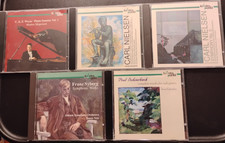 Lot of 5 Kontrapunkt Kontra Punkt label classical CDs, Nielsen, Weyse, Syberg