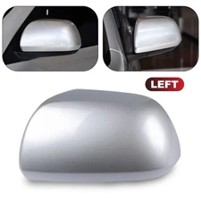 Silver Left Driver Side Rearview Mirror Cover fits Toyota Highlander 2008-2013