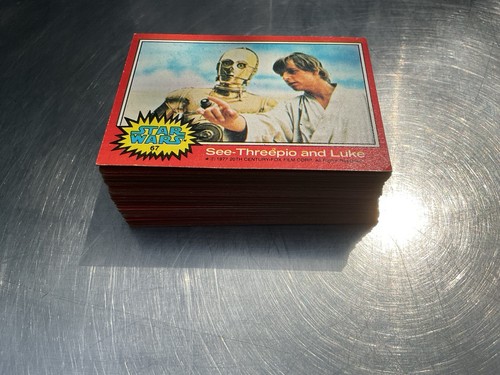 1977 Topps Star Wars Serie 2 rot komplettes Set (66) (67-132) Vintage EX NMT - Bild 6 von 11