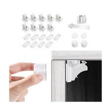 Vmaisi Baby Proofing Magnetic Cabinet Locks 9 Locks and 2 Keys 