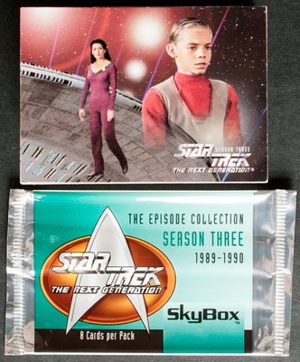 SKYBOX - STAR TREK - THE NEXT GENERATION 3 - BASE SET - #205-312 + Leerfolie