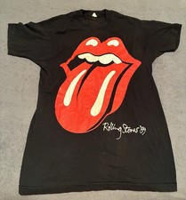 Rolling Stones 1989 The North American Tour Double Sided T-Shirt L STEEL WHEELS