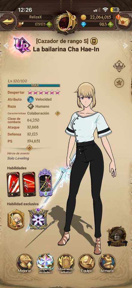 7DS Grand Cross Global Full 6/6 Solo leveling Collab - +++1550 Diamonds!!!! - Imagen 2 de 4