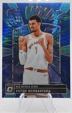 2024-25 Panini Donruss Optic - Victor Wembanyama My House Blue Hyper /175