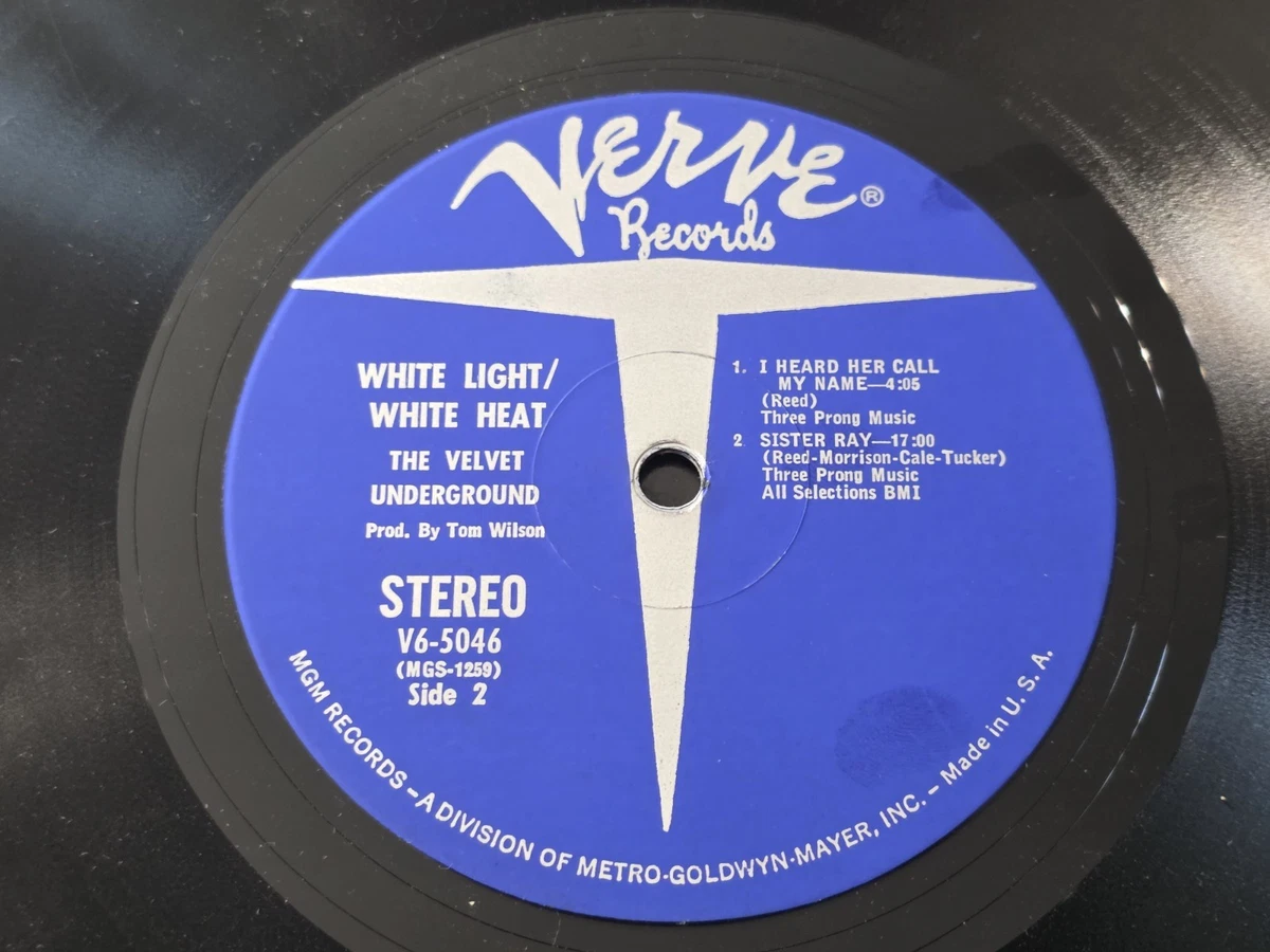 THE VELVET UNDERGROUND White Light/White Heat VERVE Vintage SKULL COVER TESTED