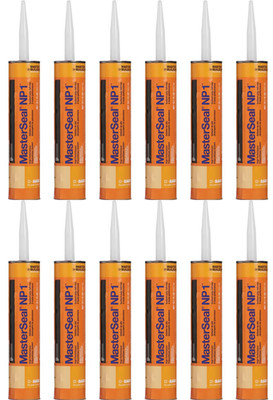 Masterseal Np 1 NP1 Polyurethane Sealant - Black, 10.1 Oz.  12 Pack Case