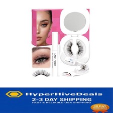 Soft Natural Look Magnetic Eyelashes Kit - No Glue, Perfect for Sensitive Eyes
