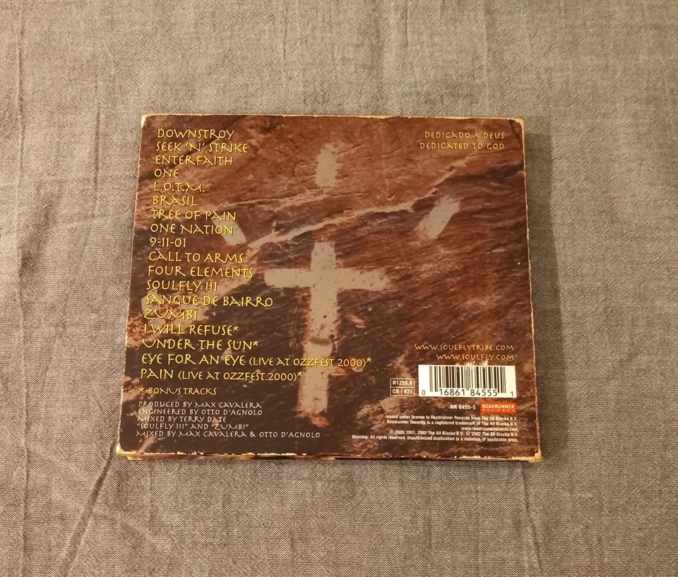 CD - Soulfly - 3 - Digipak - Nu Metal / Trash Metal / Death Metal - 2000 - Bild 2 von 4