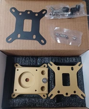 CUSTOM CERKAOTED Modultra LOBO Acetal Pump Block (Intel) Glacier Gold