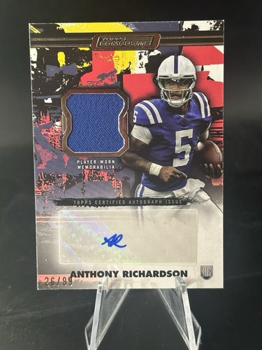 2024 Topps Composite Anthony Richardson Rookie RC #CPAV-AR Patch Auto /99 COLTS - Picture 1 of 2