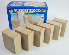 Maxim Wooden 6 Pack Support Blocks Wooden Track Compatible Thomas Brio Wood