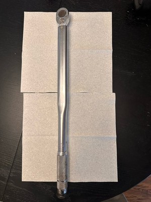 PROTO 6016-3 Click Torque Wrench 1/2'' Drive Adjustable Ratcheting Steel Silver 
