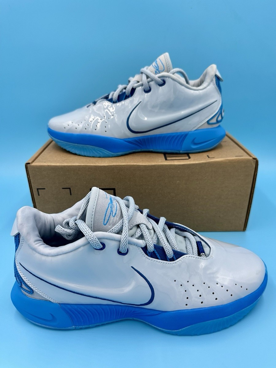 Nike LeBron XXI Textile Armory Blue Men display picture 2
