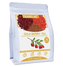Tearelae Goji Berry Herbal 36 Tea Bags Blend Restore Passion & Digestion Support