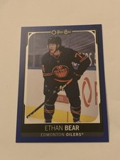 2021-22 O-Pee-Chee Blue Border Ethan Bear #413