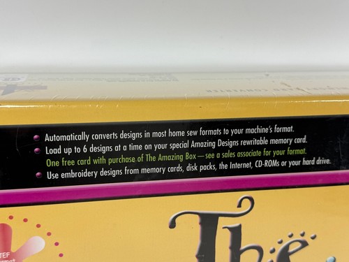 The Amazing Box Embroidery Memory Card Converter USB 3.6.2 & Memory Card Sealed - Picture 3 of 12