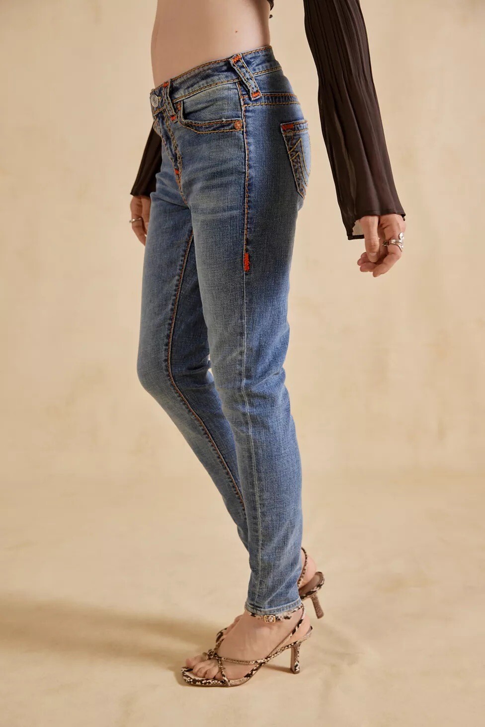 True Religion Jennie Mid-Rise Skinny Jean - Jessamine  Size 25 image 5