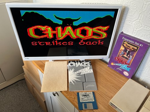 Amiga Dungeon Master Chaos Strikes Back - Boxed Working -👽👾Retro Gift Idea👾👽 - Photo 2/24