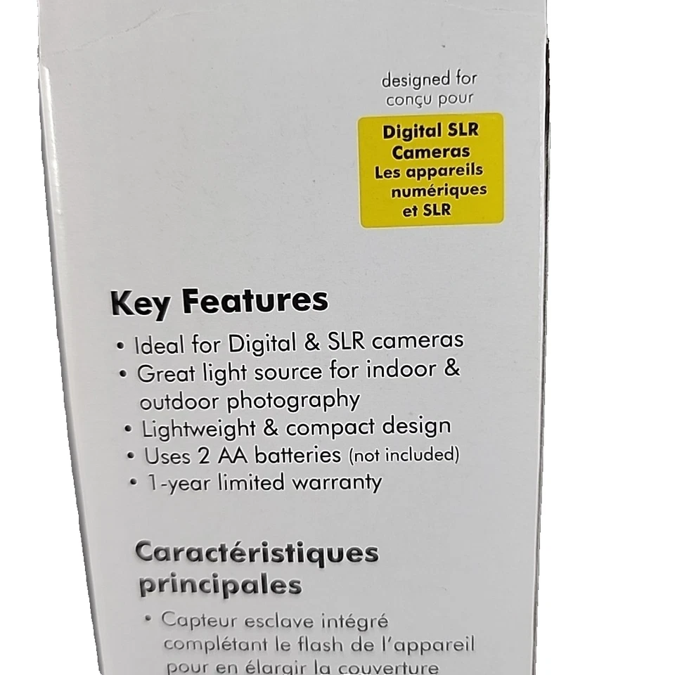 Xit Digital Slave Flash with Bracket for Digital/DSLR Camera (Black) - Image 3 of 4